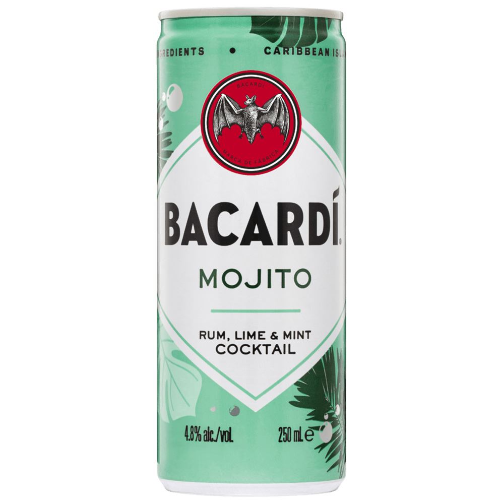 BACARDI MOJITO 25CL 5%