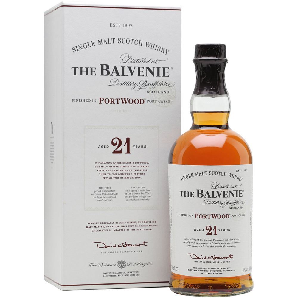 WHISKY SINGLE MALT BALVENIE PORTWOOD 21 ANOS ESCÓCIA 70CL