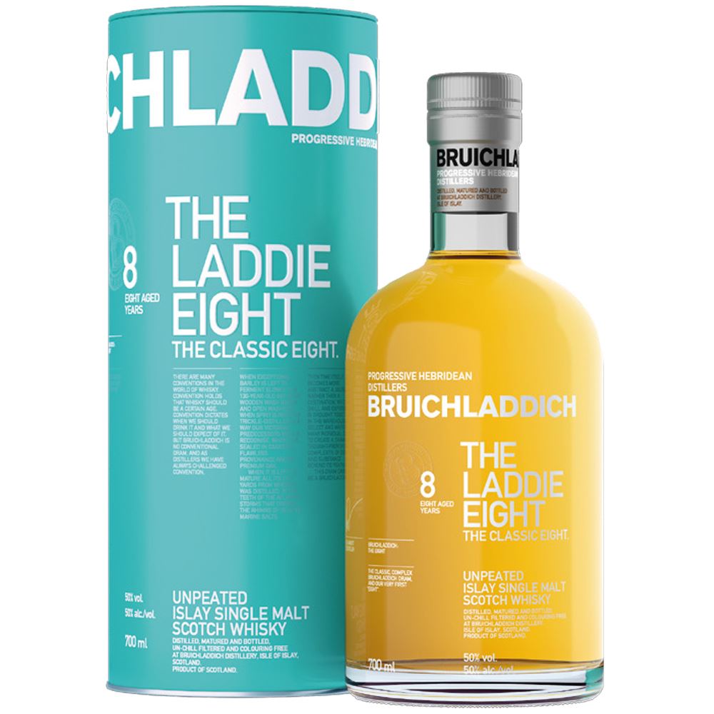 WHISKY SINGLE MALT BRUICLADDICH CLASSIC LADDIE 8 ANOS ESCÓCIA 70CL