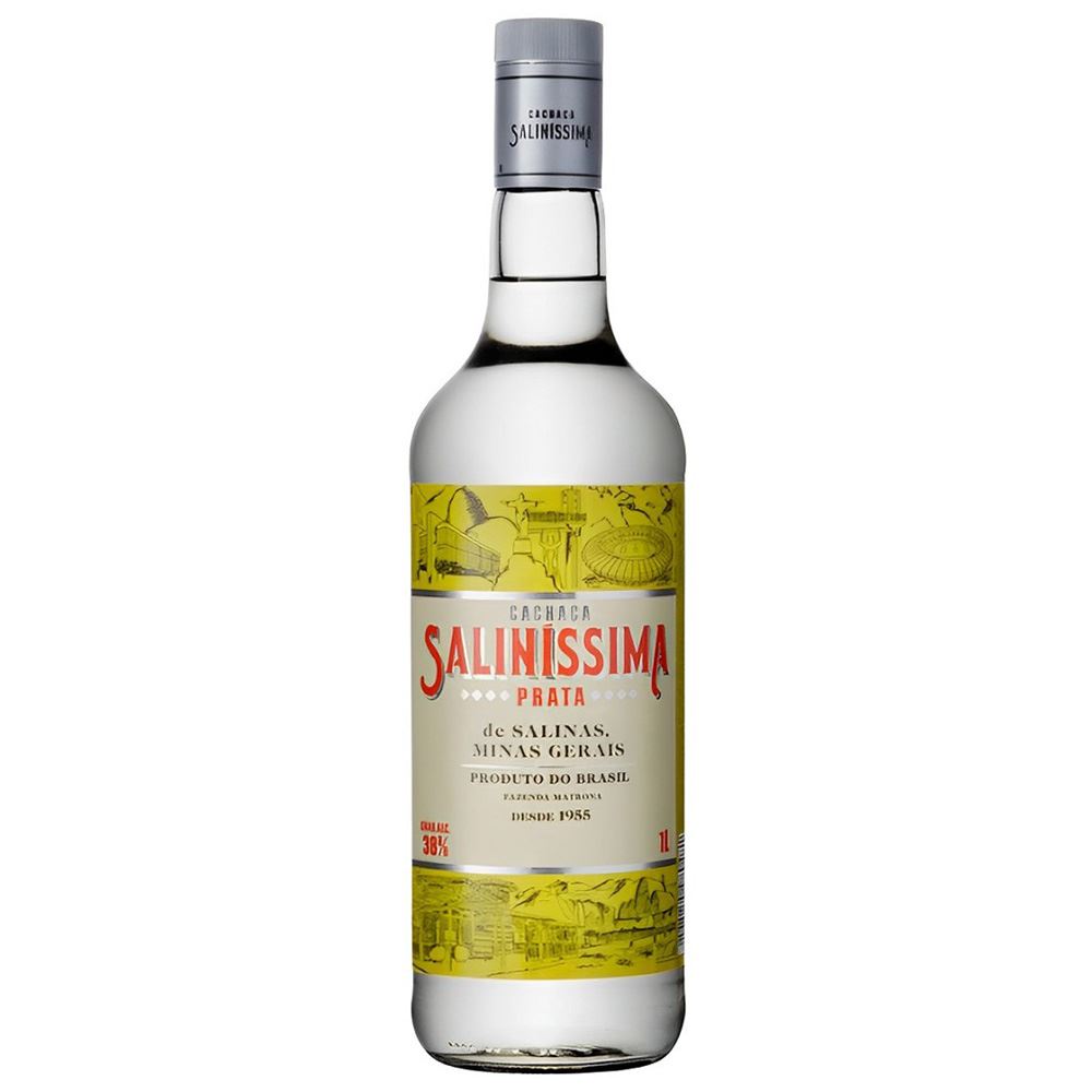 CACHAÇA SALINÍSSIMA PRATA 100CL 42%