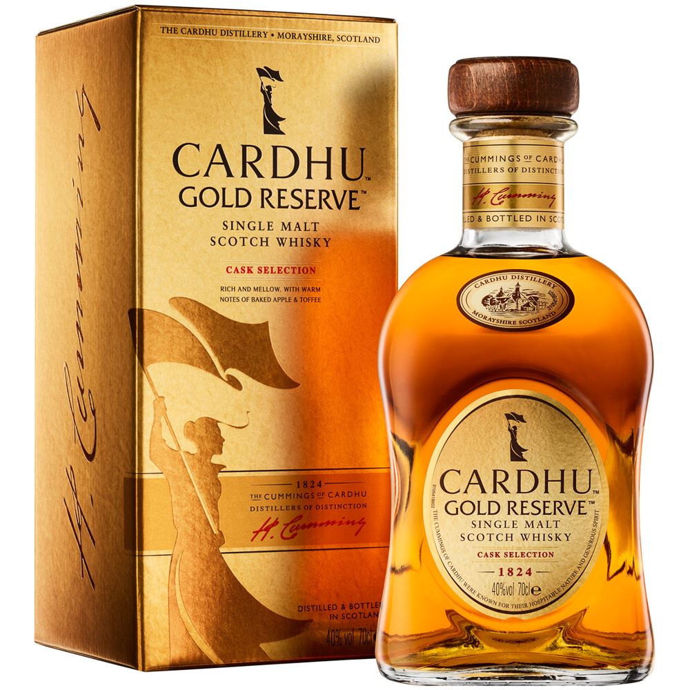 WHISKY SINGLE MALT CARDHU GOLD RESERVE ESCÓCIA 70CL