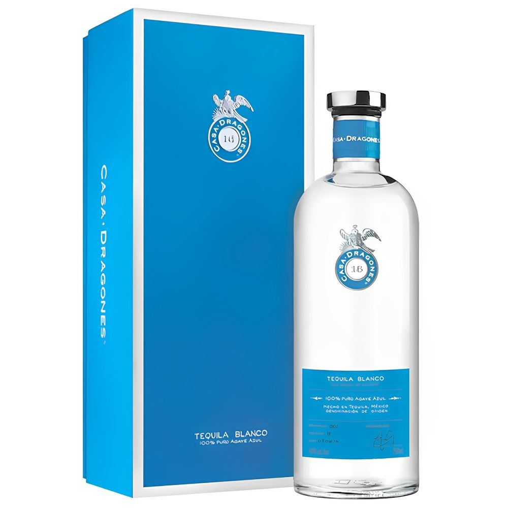 TEQUILA CASA DRAGONES BLANCO 70CL 40%