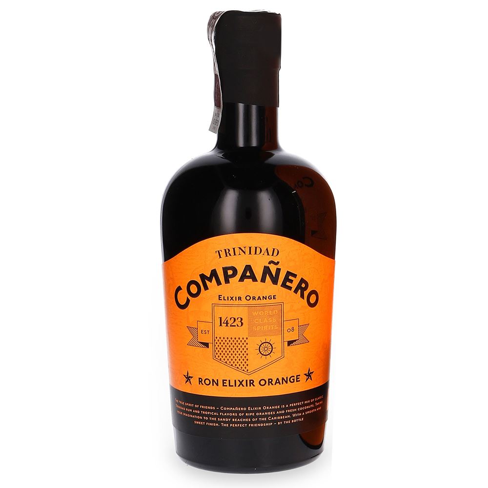 RUM COMPAÑERO ELIXIR ORANGE 70CL 40%