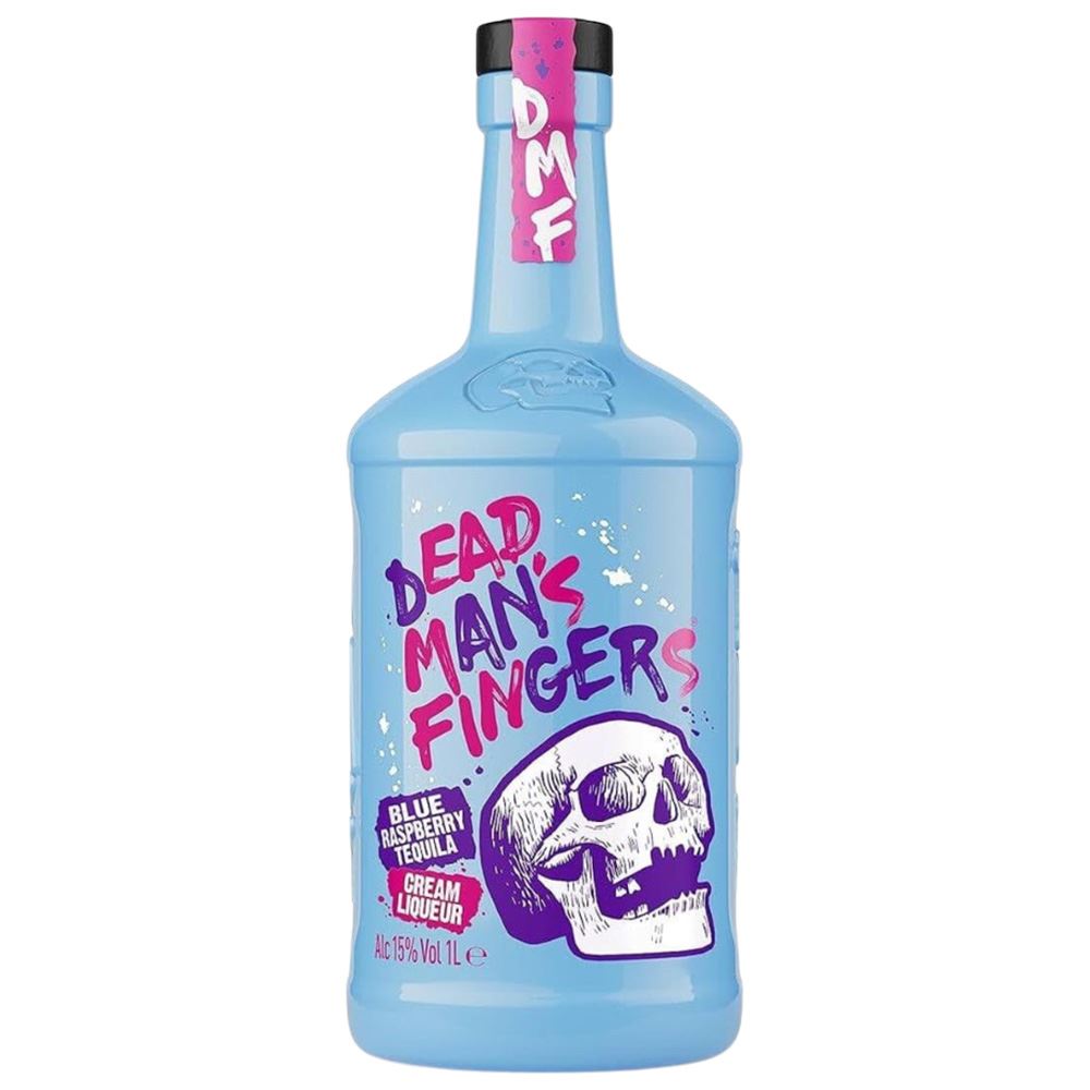 LICOR TEQUILA DEAD MANS FINGERS BLUE RASPBERRY 70CL 15%