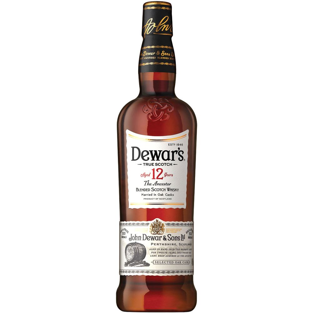 WHISKY BLENDED DEWAR´S 12 ANOS ESCÓCIA 70CL