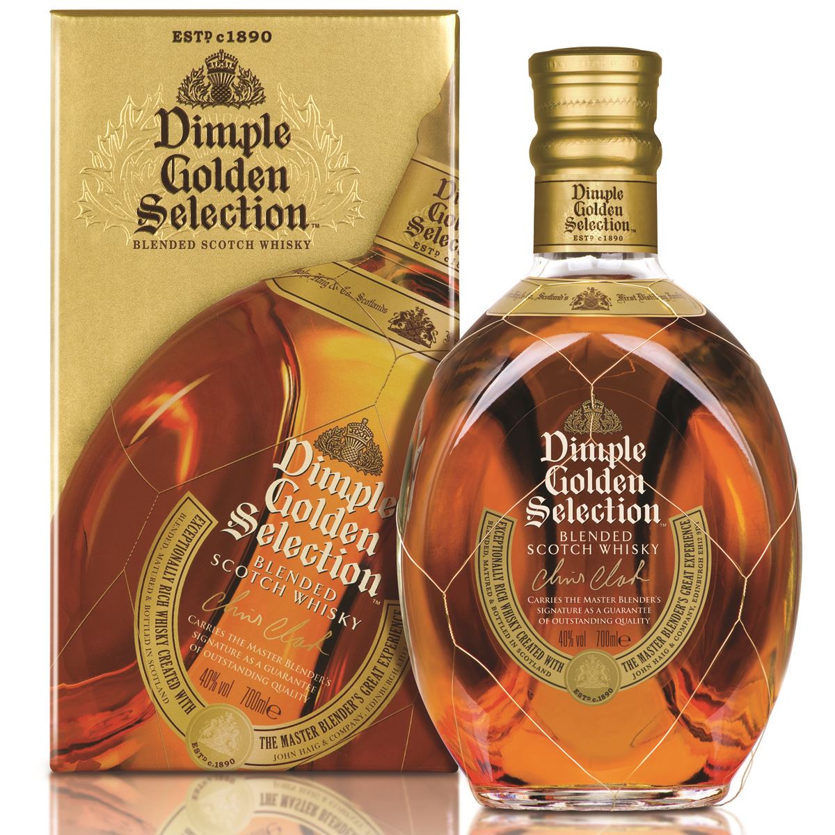 WHISKY BLENDED DIMPLE GOLDEN SELECTION ESCÓCIA 70 CL