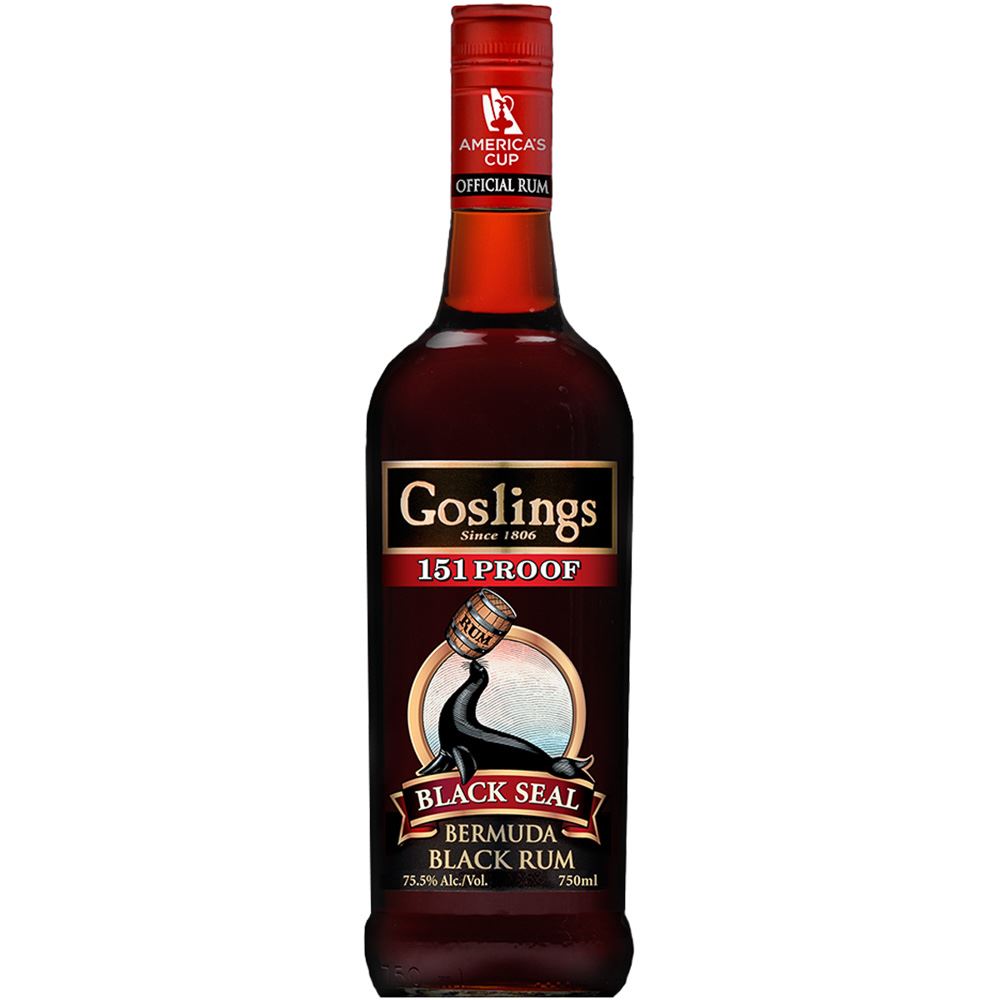 RUM GOSLING´S BLACK SEAL OVERPROOF 75.5% 70CL