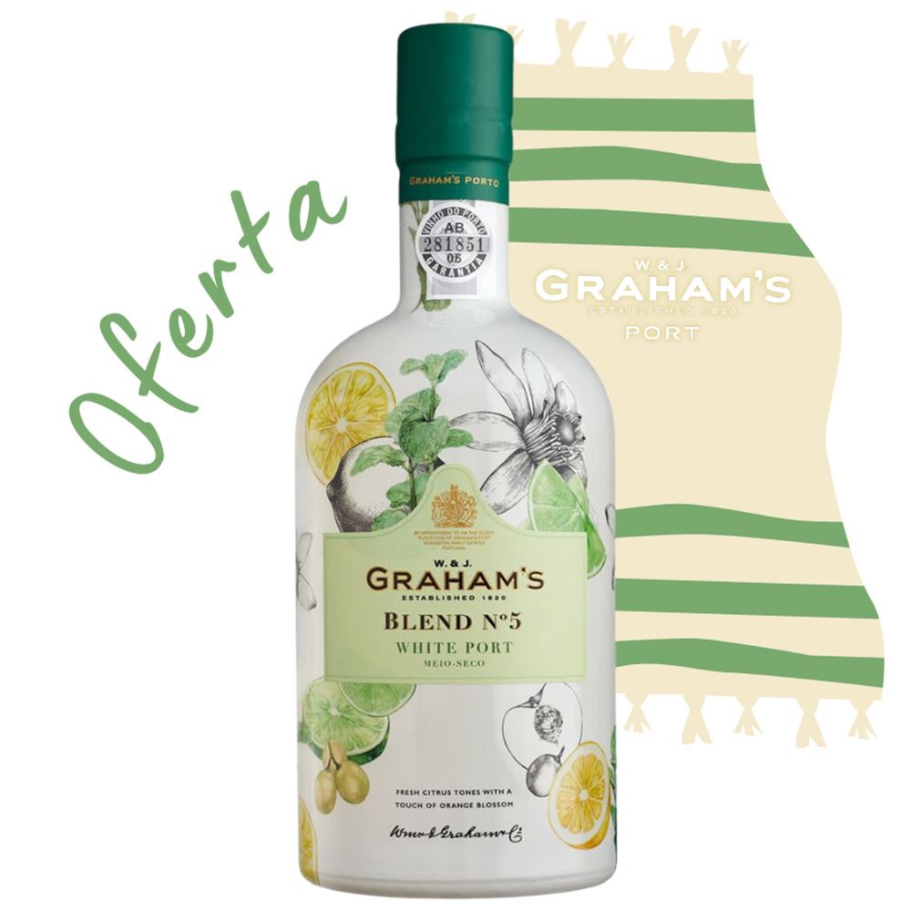 VINHO DO PORTO GRAHAMS BLEND Nº5 75CL 19% = OFERTA TOALHA/PAREO GRAHAM´S