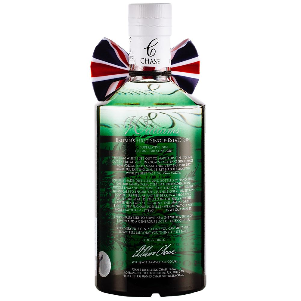 GIN CHASE EXTRA DRY INGLATERRA 70CL