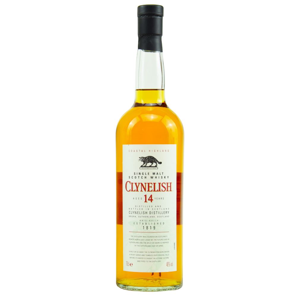 WHISKY CLYNELISH 14 ANOS 70CL 46%