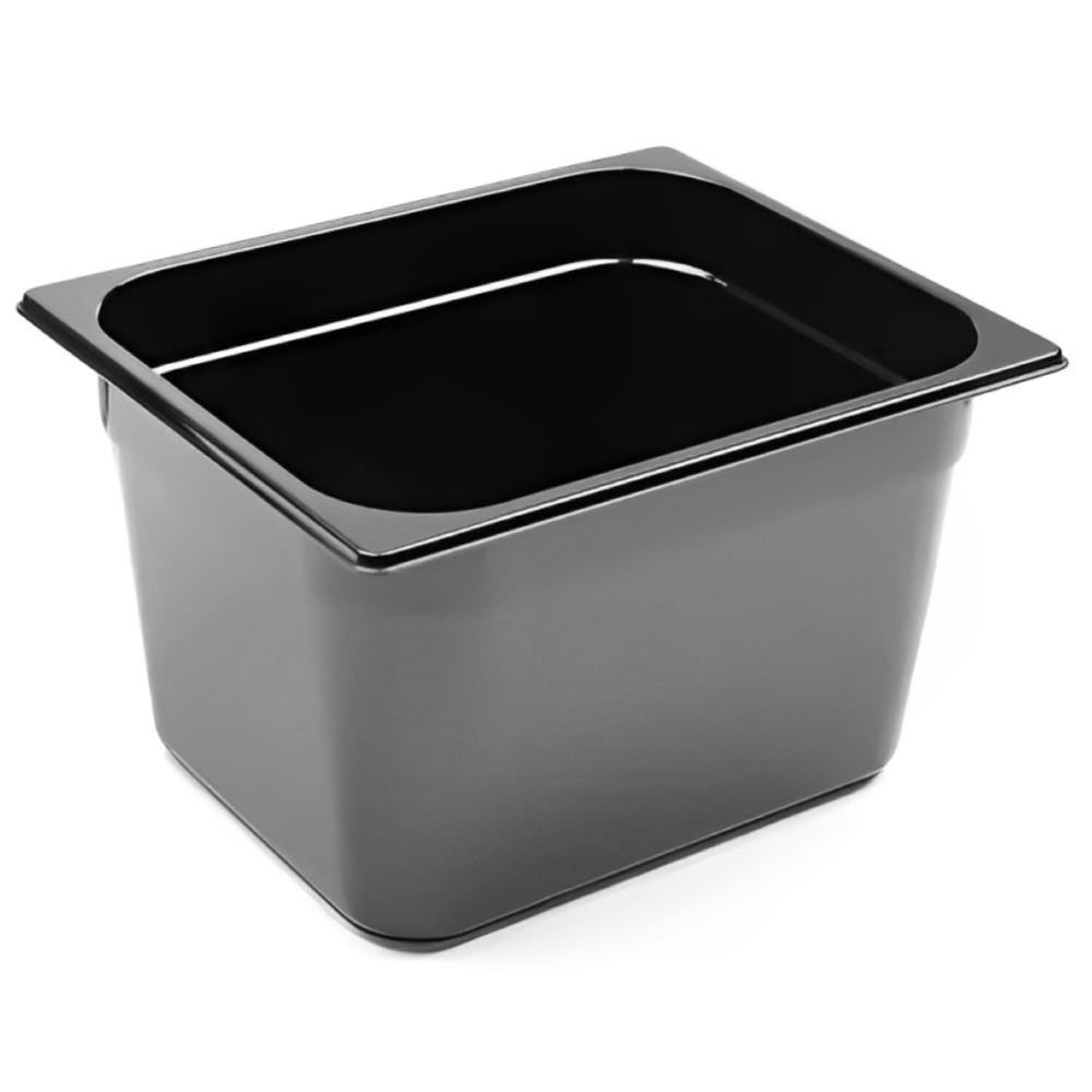 CONTAINER GN 1/2 BLACK POLYCARBONATE 12,5LT 200MM