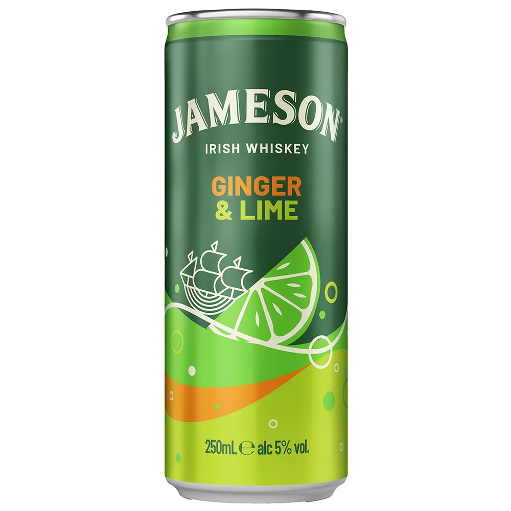 RTD JAMESON GINGER AND LIME 25CL 5%