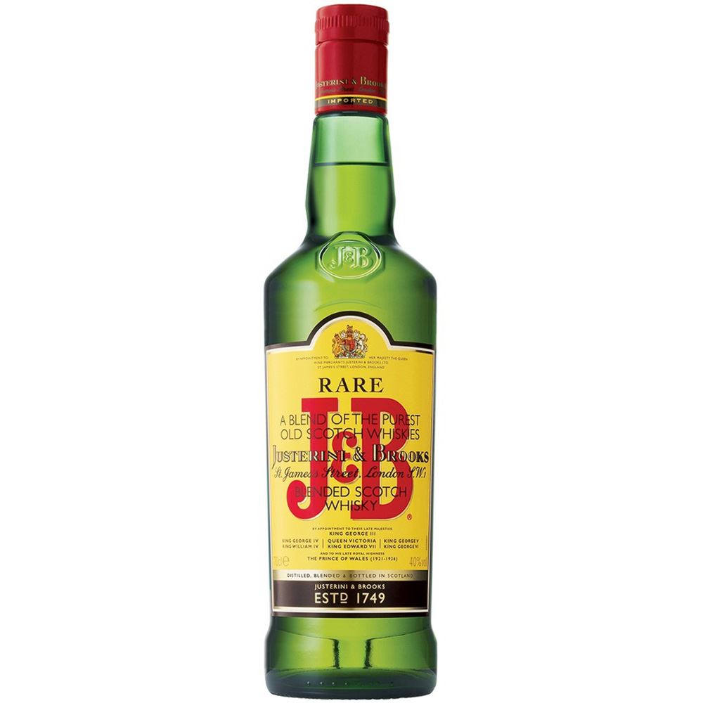 WHISKY BLENDED J&B ESCÓCIA 70CL