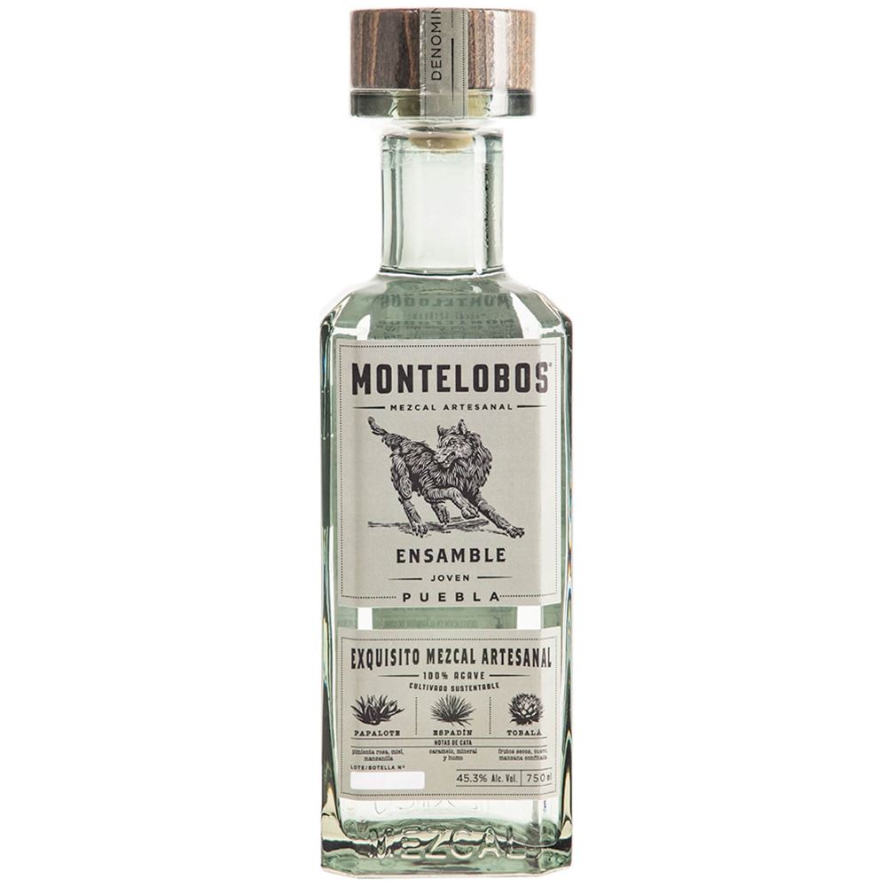 MEZCAL MONTELOBOS ENSAMBLE JOVEN PUEBLA 70CL