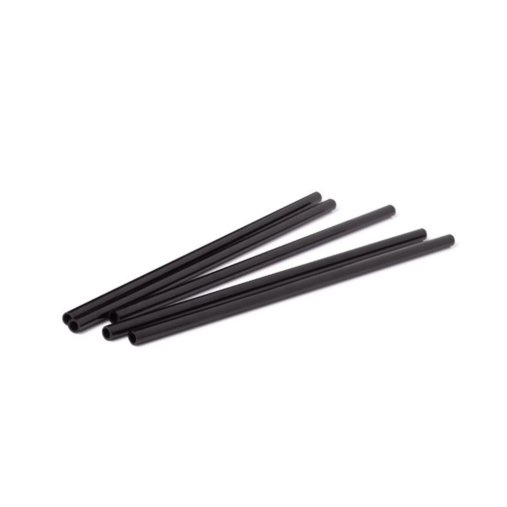 BUSWELL REUSABLE STRAW POLY 20 CM BLACK