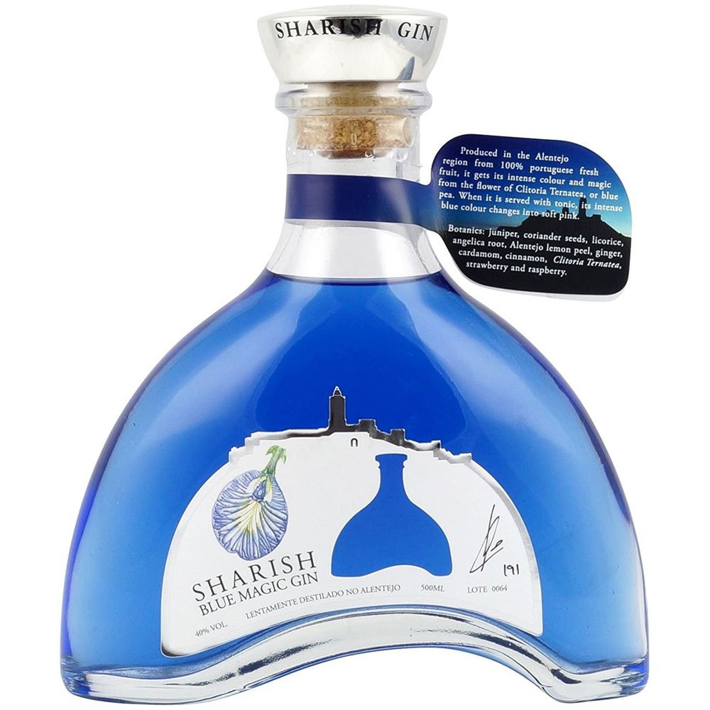 GIN SHARISH BLUE MAGIC PORTUGAL 50CL