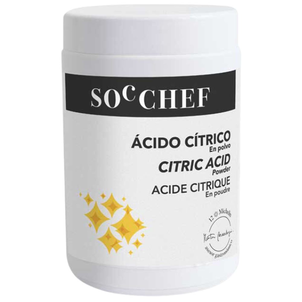 ÁCIDO CÍTRICO EM PÓ SOC CHEF 600GR