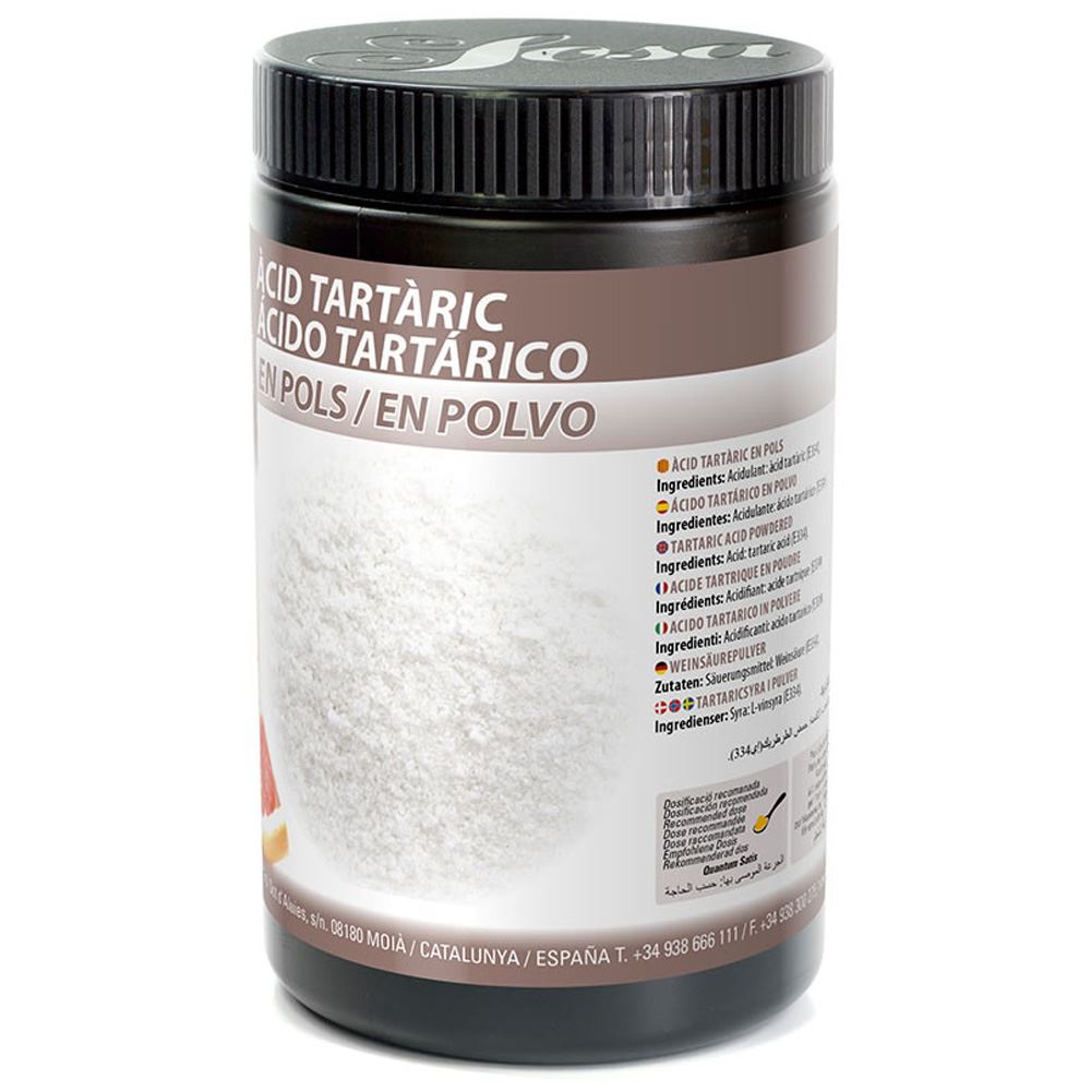 ACIDO TARTARICO EM PÓ SOSA 900GR