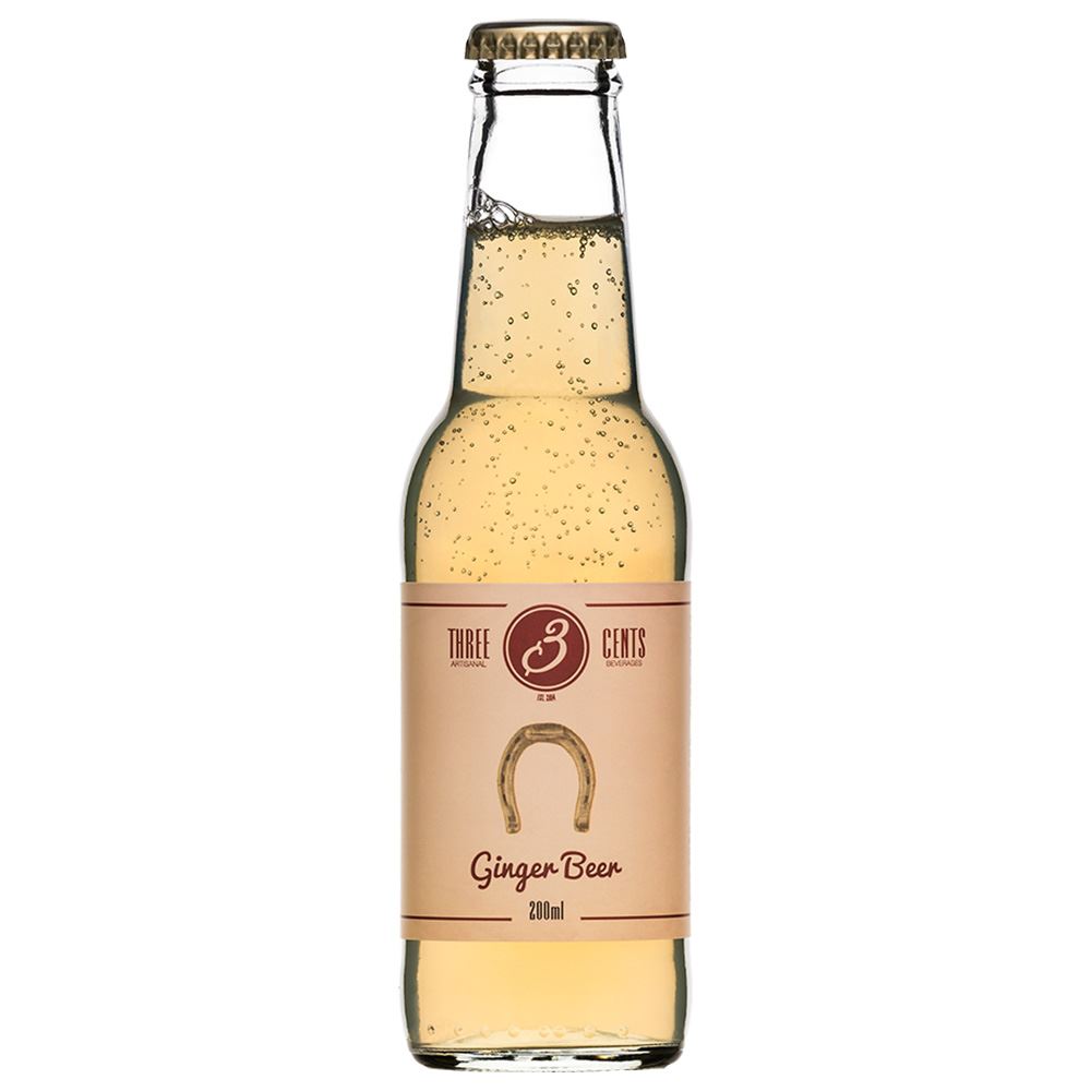 THREE CENTS GINGER BEER 200ML