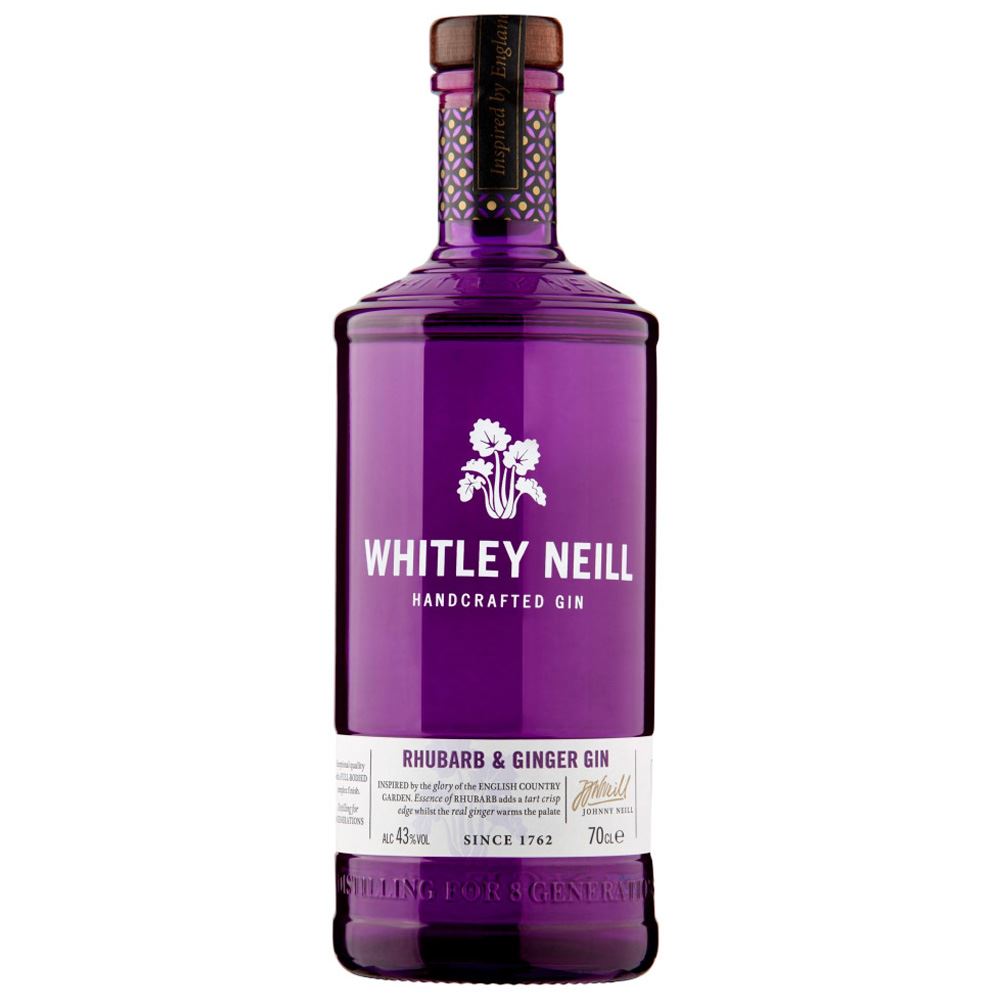 GIN WHITLEY NEILL RHUBARB & GINGER 70CL 43%