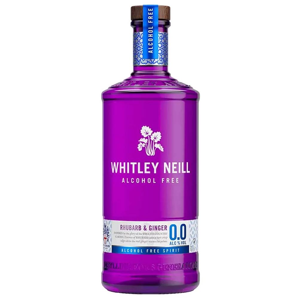 GIN WHITLEY NEILL RHUBARB & GINGER 0% 70CL