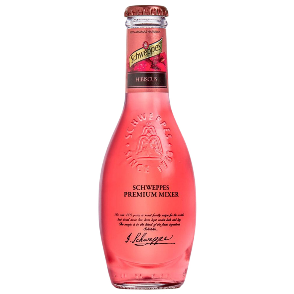 ÁGUA TÓNICA SCHWEPPES PREMIUM HIBISCO 20CL