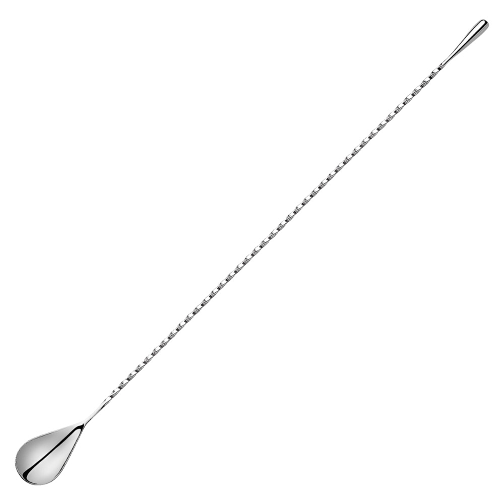 COLHER DE BAR TEARDROP 40CM SILVER